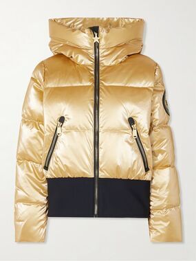 GOLDBERGH BOMBARDINO BOULDER DOWN SKI JACKET IN GOLD US 8 NWT WATERPROOF